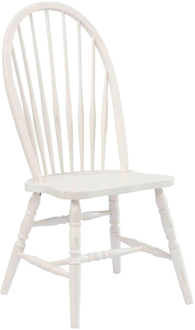 Tennessee Enterprises Inc. Windswept Shore Buttermilk Bowback Side Chair 0