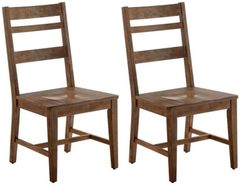 Progressive® Furniture Wilder 2-Piece Heritage Pine Dining Chair Set