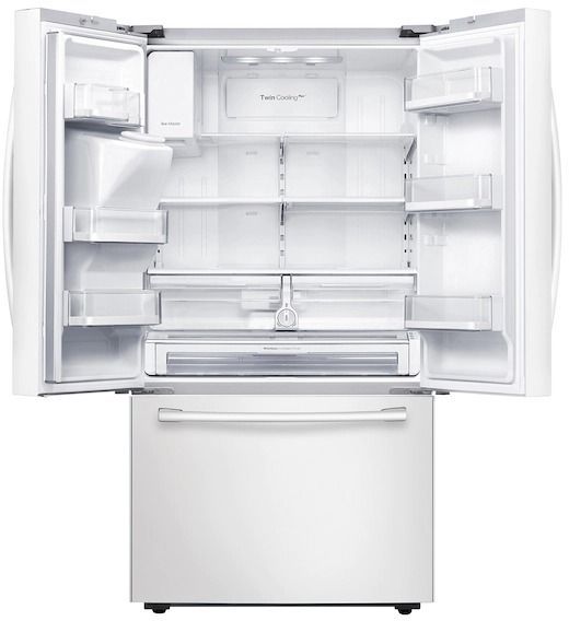 Samsung 23.0 Cu. Ft. Counter Depth French Door Refrigerator-White 1
