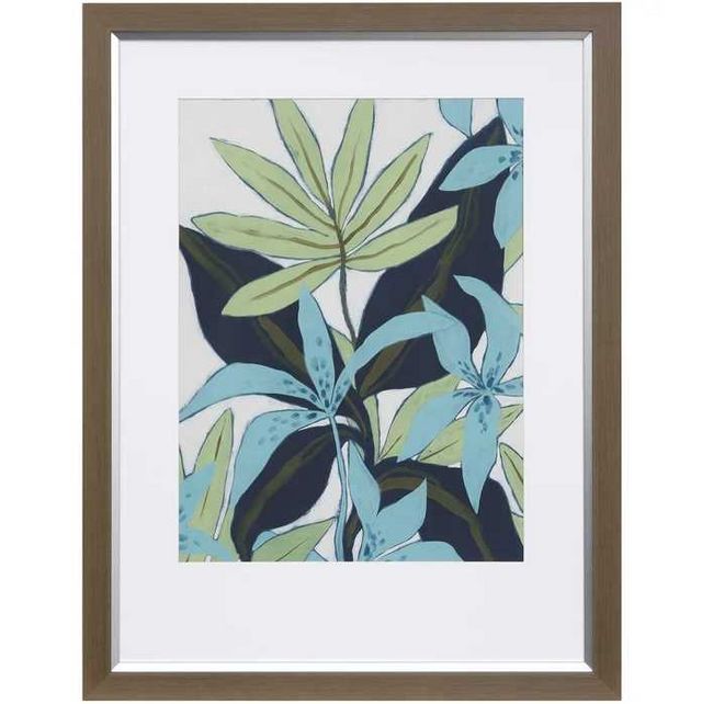 Stylecraft Jungle Blues II Multi- Colored Wall Art | Fischer Furniture ...