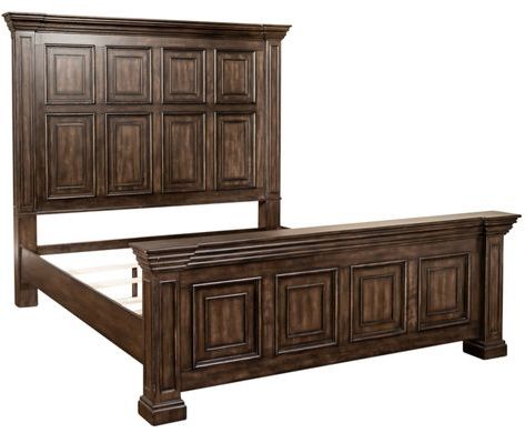 Liberty Furniture Big Valley Brownstone King Panel Bed-0