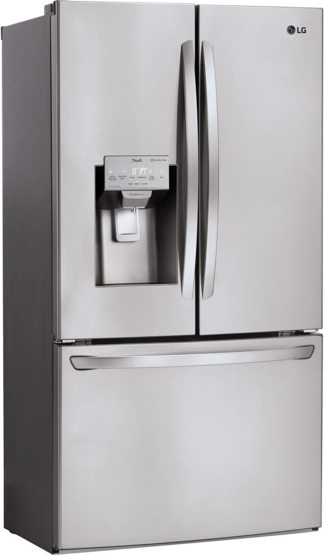LG 26.2 Cu. Ft. PrintProof™ Stainless Steel French Door Refrigerator 3