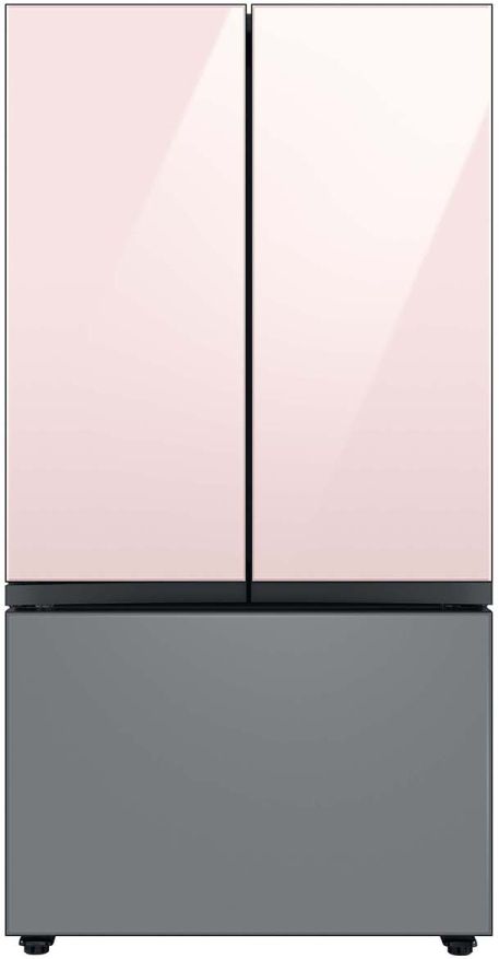 Samsung Bespoke 36" Matte Grey Glass French Door Refrigerator Bottom Panel 2