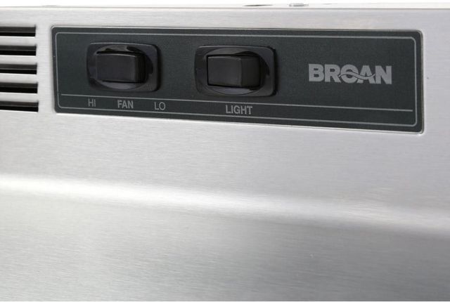 Broan® 41000 Series 30" Stainless Steel Under Cabinet Range Hood 4