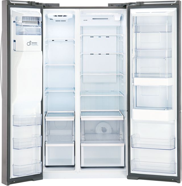 LG 21.74 Cu. Ft. Stainless Steel Counter Depth Side-by-Side Refrigerator 1