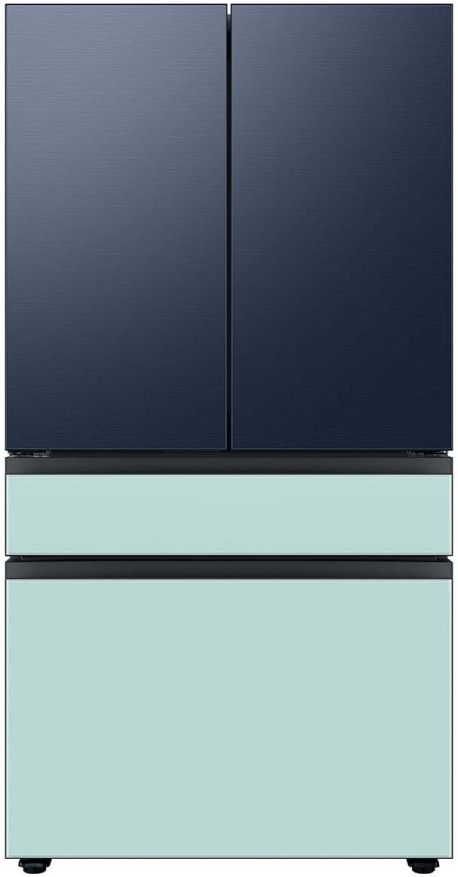 Samsung Bespoke 36" Morning Blue Glass French Door Refrigerator Bottom Panel 6