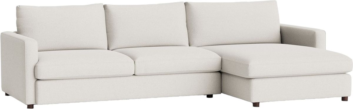 Bassett® Furniture Allure Track Arm Chaise Sectional | The Sofa Store ...