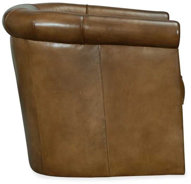 Hooker® Furniture CC Axton Checkmate Pawn Swivel Leather Club Chair-1