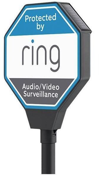 ring Grey Solar Security Sign