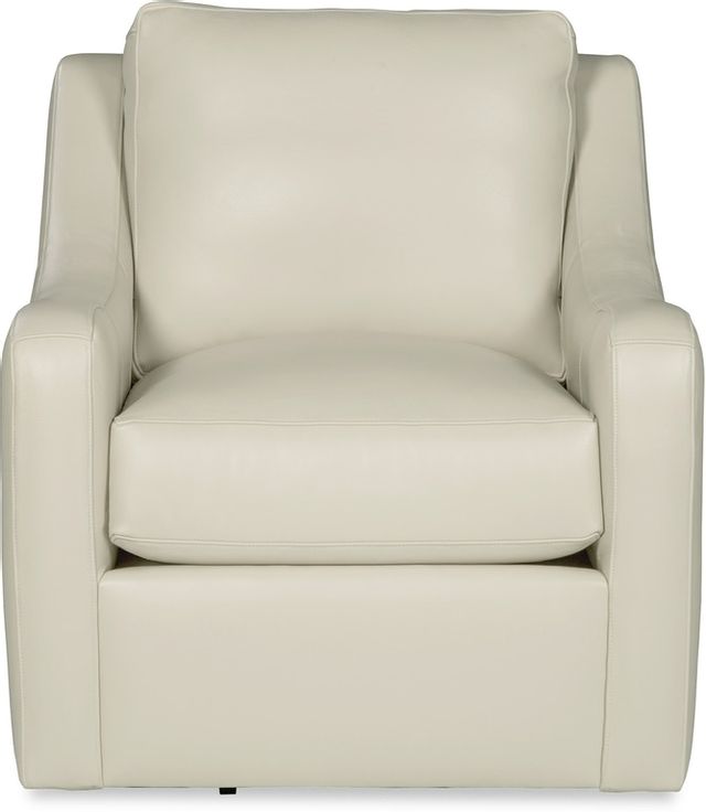 Craftmaster® CM Leather Swivel Arm Chair | Fischer Furniture | Rapid ...