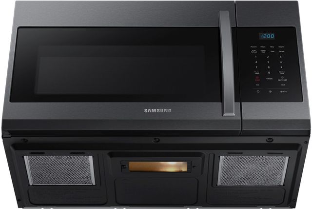 Samsung 1.7 Cu. Ft. Fingerprint Resistant Black Stainless Steel Over The Range Microwave 4