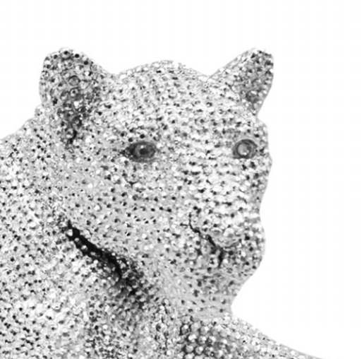 Moe's Home Collections Silver Panthera Statue 1