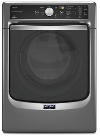 Maytag® Maxima® Steam Front Load Gas Dryer-Metallic Slate 0