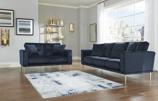 Signature Design by Ashley® Macleary Navy Sofa 5