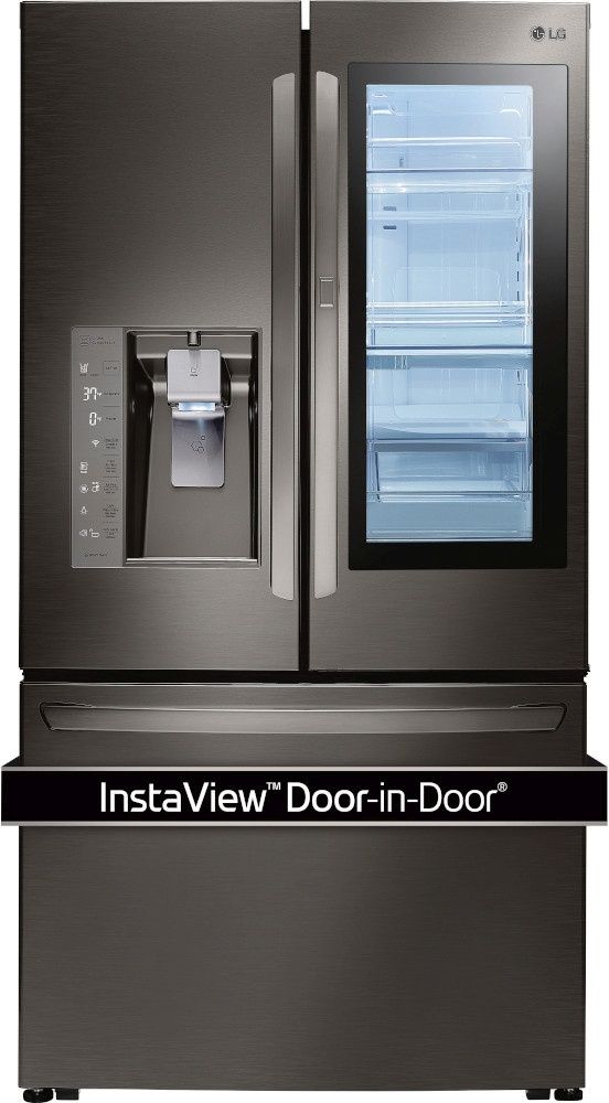 Réfrigérateur à portes françaises de 36 po LG® de 29,6 pi³ - Acier inoxydable noir