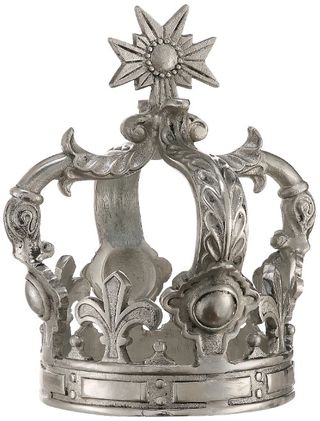 Crestview Collection Royal Crown Antique Aluminum Statue