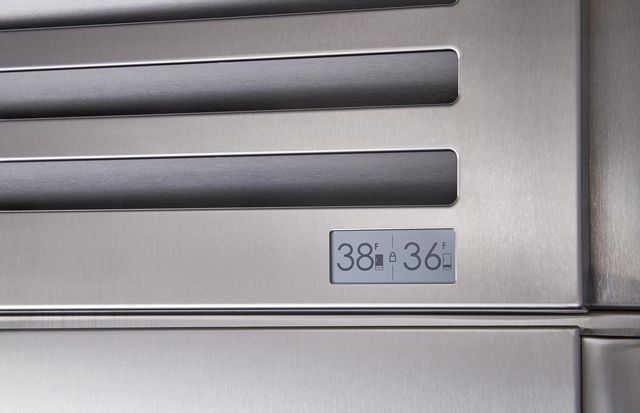 Sub-Zero® PRO Series 22.7 Cu. Ft. Stainless Steel Frame Bottom Freezer Refrigerator 5