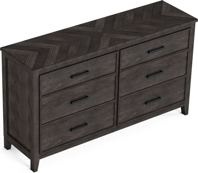 Flexsteel® Chevron Ebony Dresser Dennos Furniture And Mattress