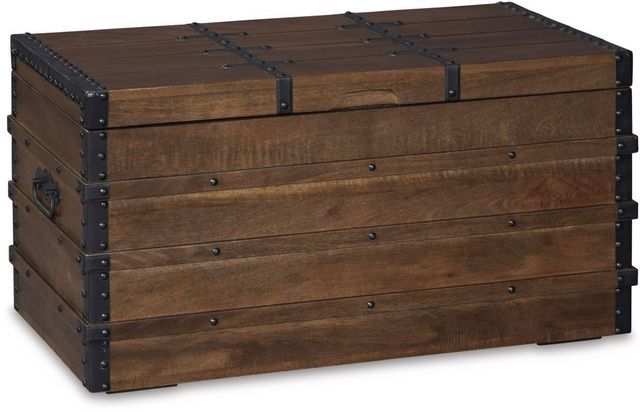 Signature Design by Ashley® Kettleby Brown Storage Trunk-0