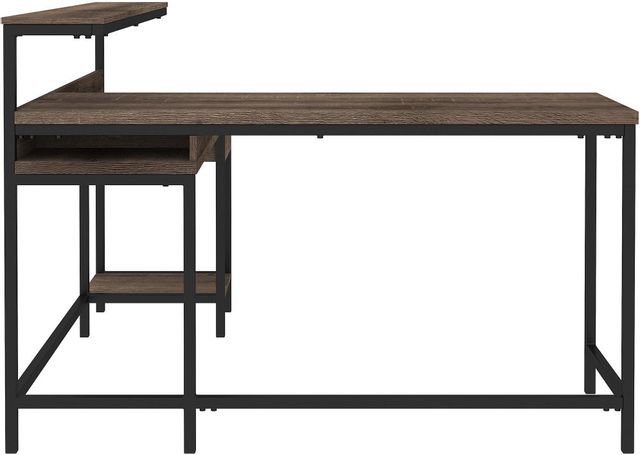 Signature Design by Ashley® Arlenbry Gray L-Desk with Storage 3