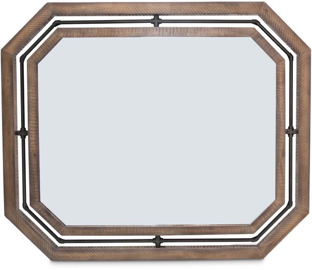 Michael Amini® Crossings Reclaimed Barn Sideboard Mirror 0