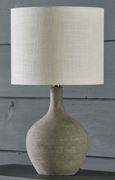 magnolia home ashby large cement table lamp