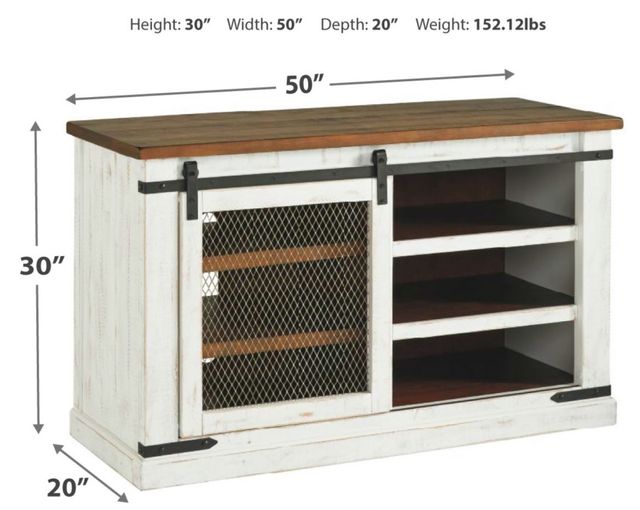 Signature Design by Ashley® Wystfield Two-Tone 50" TV Stand-5