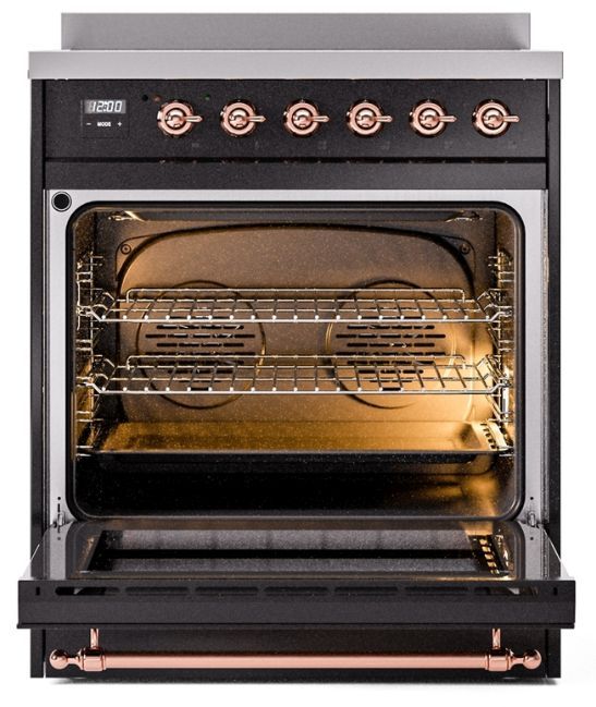 Ilve Nostalgie II 30 Stainless Steel Freestanding Induction Range, Fred's  Appliance