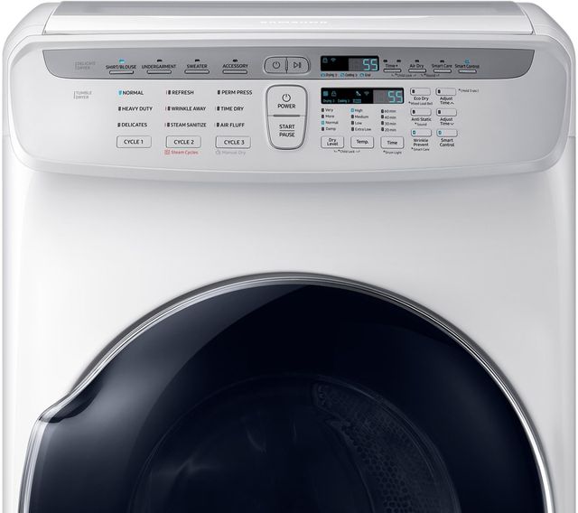 Samsung 7.5 Cu. Ft. White Gas Dryer 7