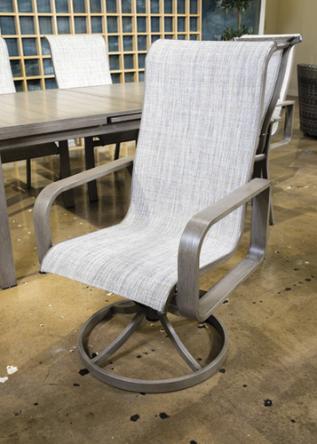 Signature Design by Ashley® Beach Front 2-Piece Beige Outdoor Swivel Chair Set 1