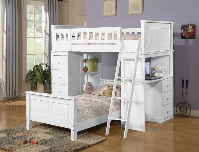 ACME Furniture Willoughby White Twin Panel Bed 2