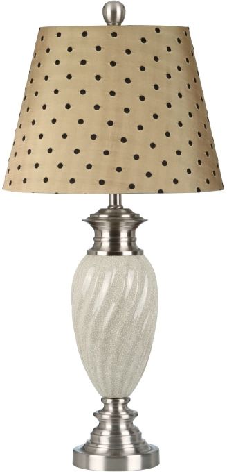 Winners Only®  Taupe 31" Ceramic Table Lamp