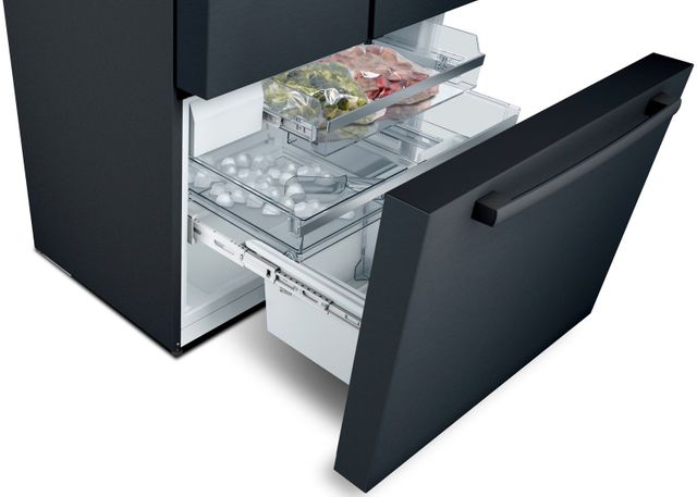 Réfrigérateur à portes françaises à profondeur de comptoir de 36 po Bosch® de 21,0 pi³ - Acier inoxydable noir 5