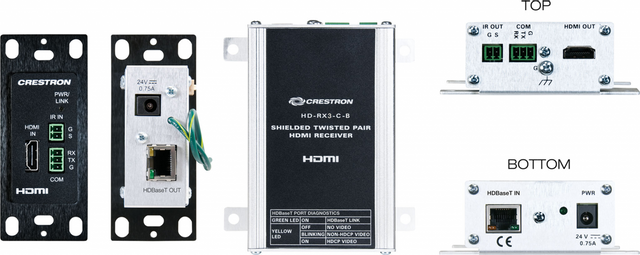 Crestron® 4K HDMI® Over HDBaseT® Extender 4