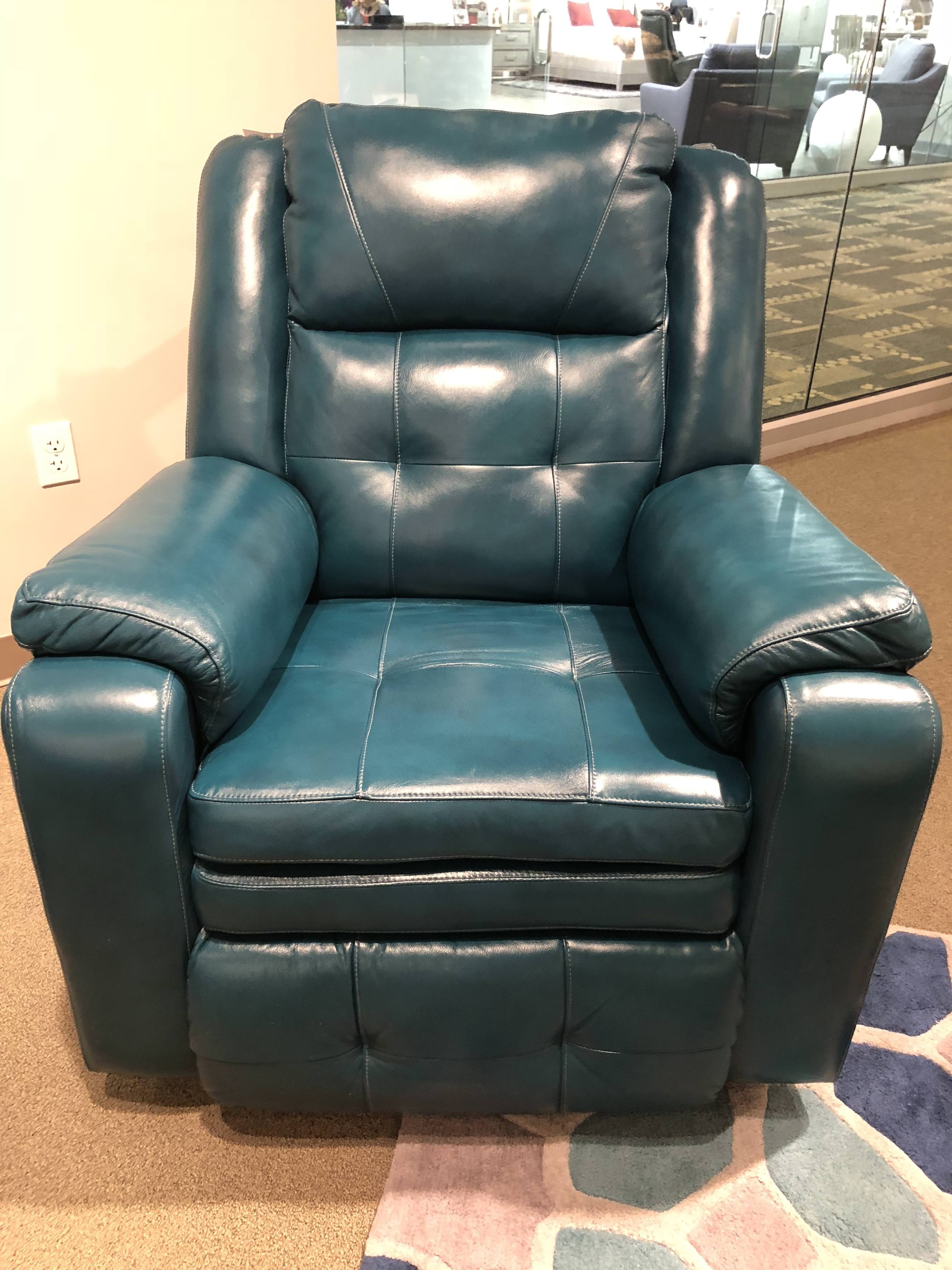 green swivel rocker chair