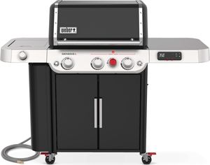 Weber® Grills® Genesis 62" Black Smart NG Freestanding Grill with Side Burner and Nightvision