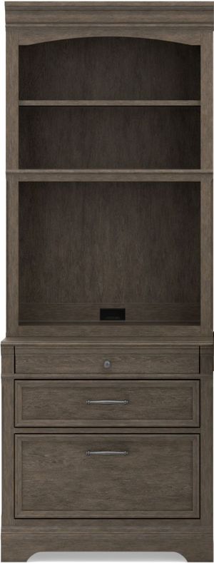 Mill Street® 2-Piece Weathered Gray Drawer Base and Hutch