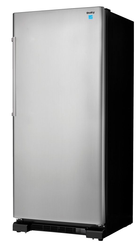 Danby® Designer 17.0 Cu. Ft. Black with Stainless Steel Apartment Size All Refrigerator 7