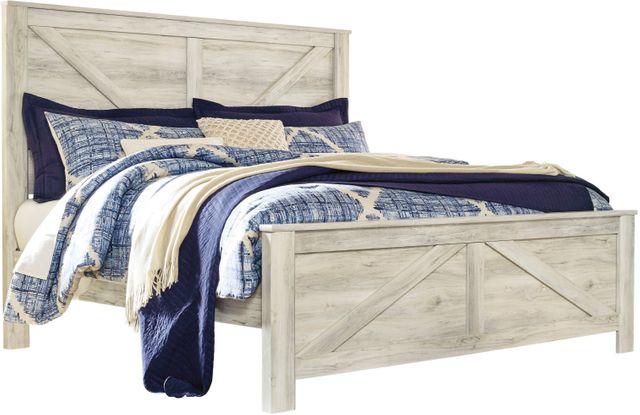 Signature Design by Ashley® Bellaby Whitewash King Panel Bed