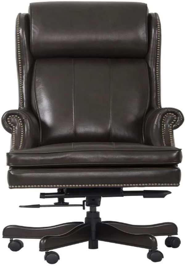 Parker House® Pacific Brown Leather Desk Chair-1