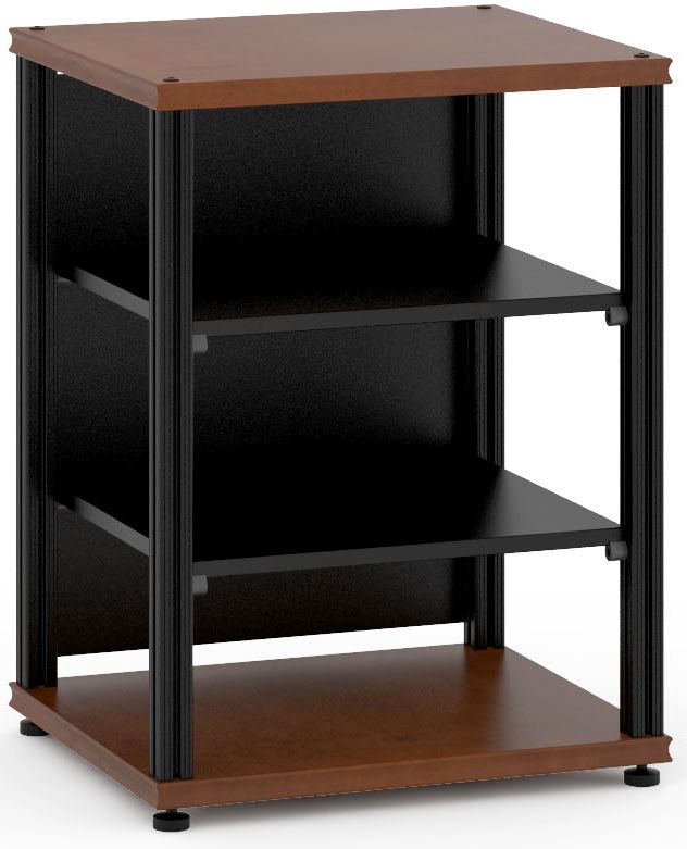 Salamander Designs® Synergy Single 30 AV Cabinet-Dark Cherry/Black ...