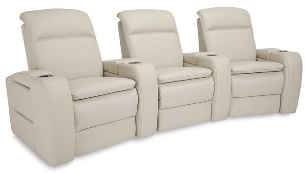 Palliser® Furniture Vertex Beige Reclining Theater Seating Set