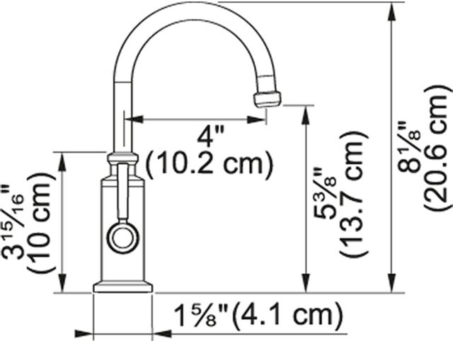 Franke Absinthe Polished Nickel Hot Water Dispenser 1