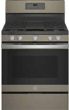 GE® 30" Slate Free Standing Natural Gas Range-JGB660EPES
