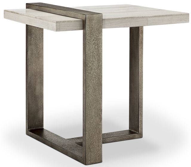 Magnussen Home® Wiltshire Two-Tone Rectangular End Table-0