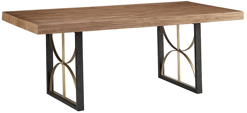 magnolia home keyed bench trestle dining table by joanna gaines