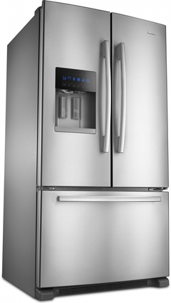 Amana® 24.7 Cu. Ft. Monochromatic Stainless Steel French Door Bottom Freezer Refrigerator