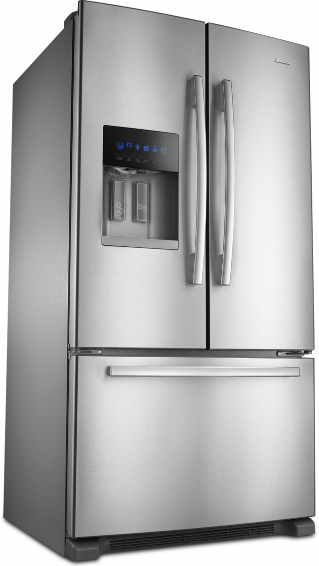 Amana® 25 Cu. Ft. French Door Bottom Freezer Refrigerator-Monochromatic Stainless Steel