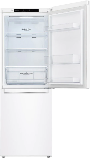 LG 10.8 Cu. Ft. Platinum Silver Bottom Freezer Refrigerator 6