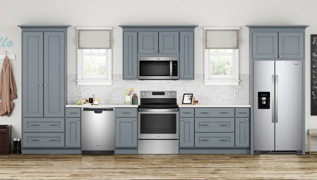 Fingerprint-Resistant Black Stainless Steel Appliances